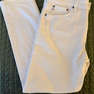 Ag Adriano Goldschmied White Denim Jeans